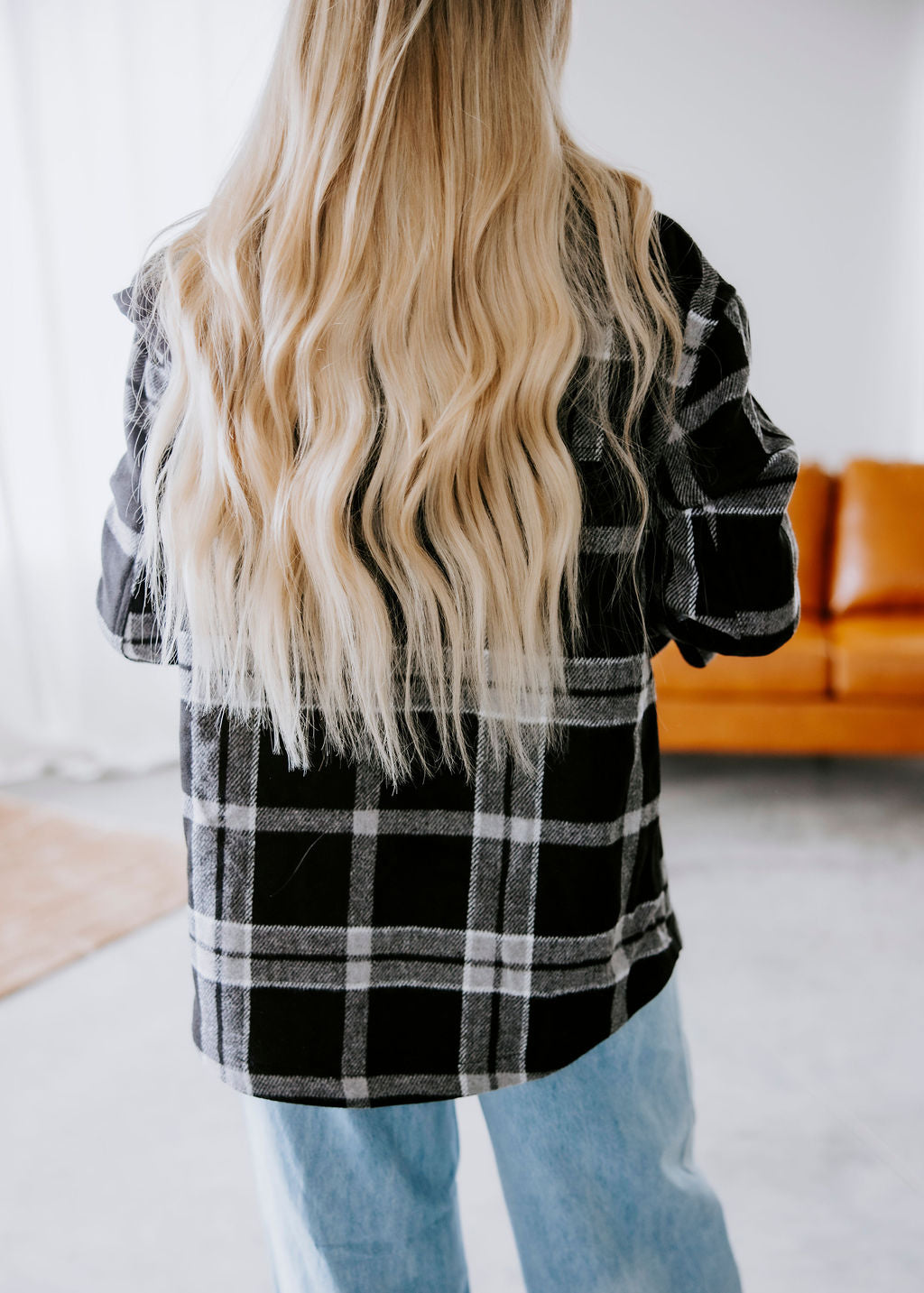 Colman Hooded Plaid Shacket