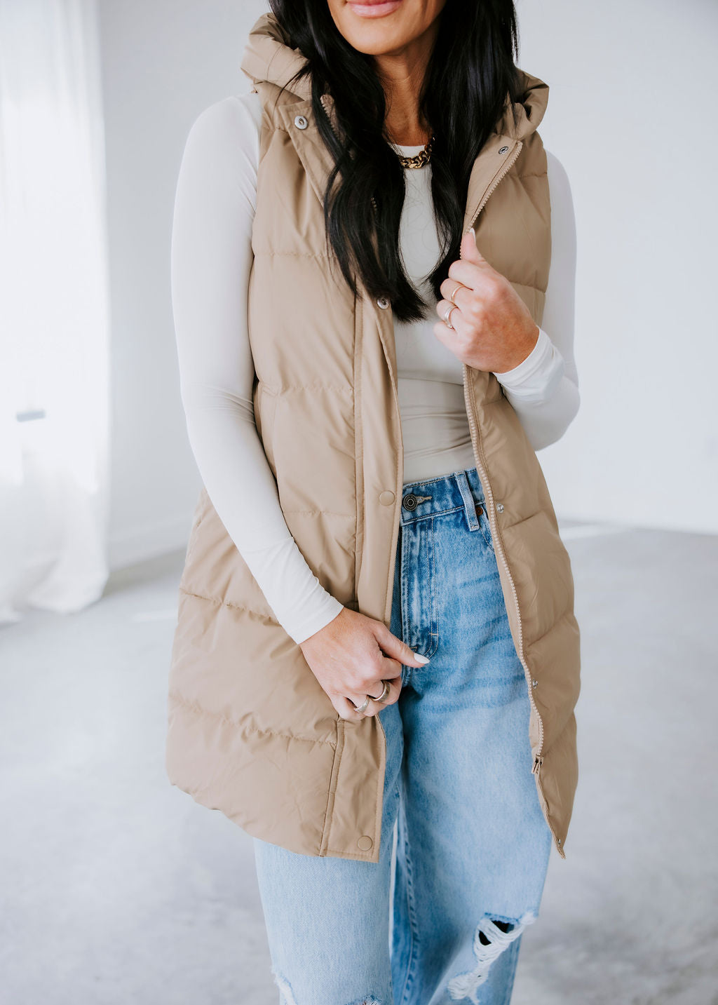 Madison Hooded Puffer Vest