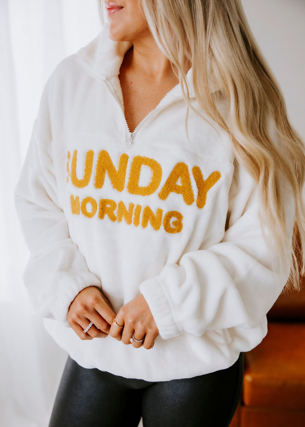 Sunday Morning Quarter Zip Pullover