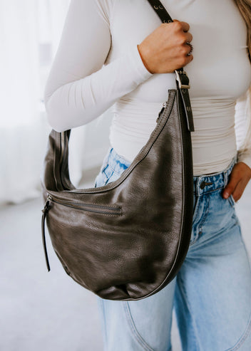 Nadia Buckle Hobo Bag