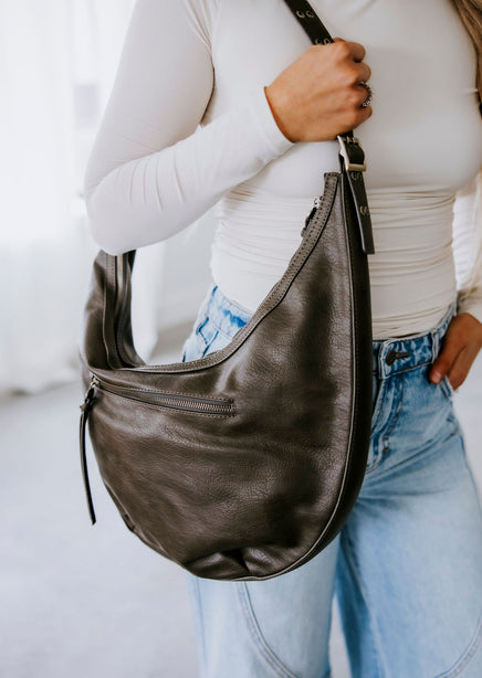 Nadia Buckle Hobo Bag product view