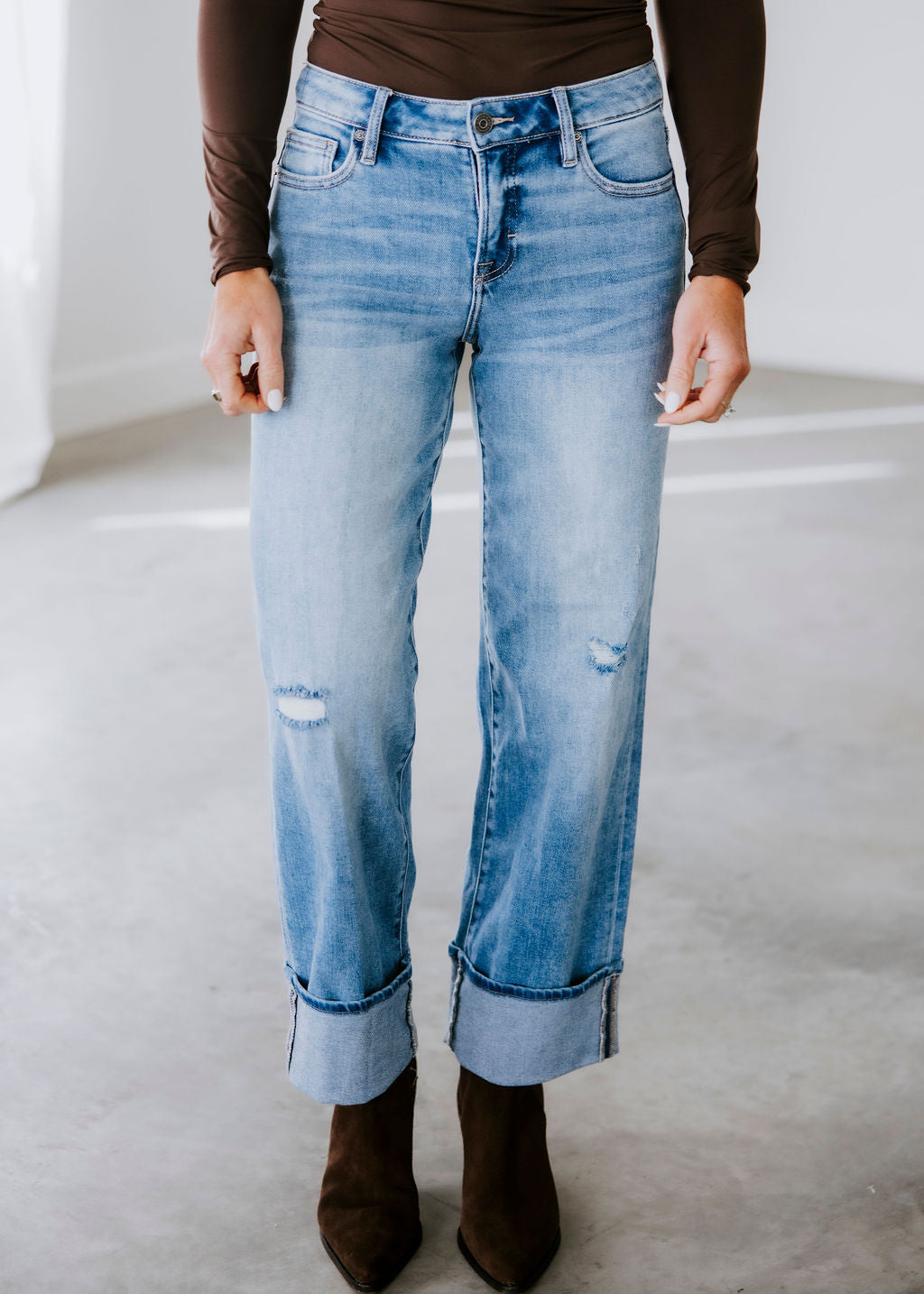 Blakely Hidden Dad Jeans