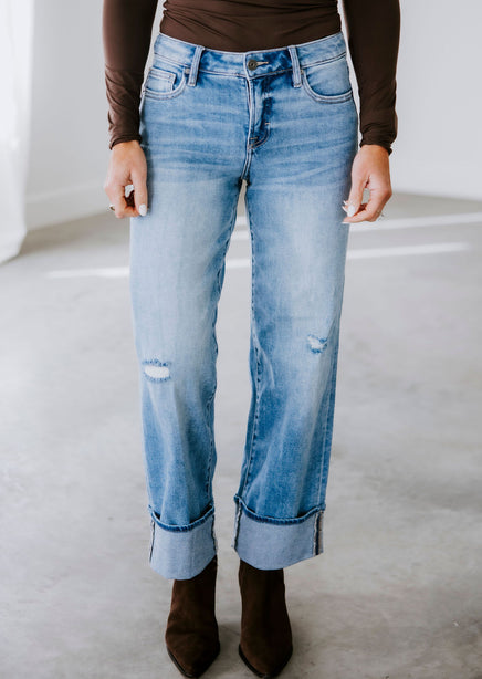 Blakely Hidden Dad Jeans product view