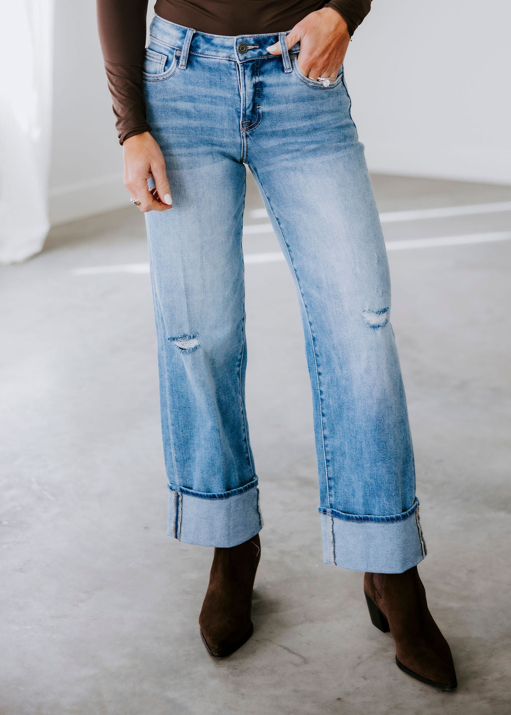 Blakely Hidden Dad Jeans