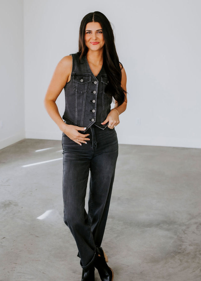 Felicity Denim Vest
