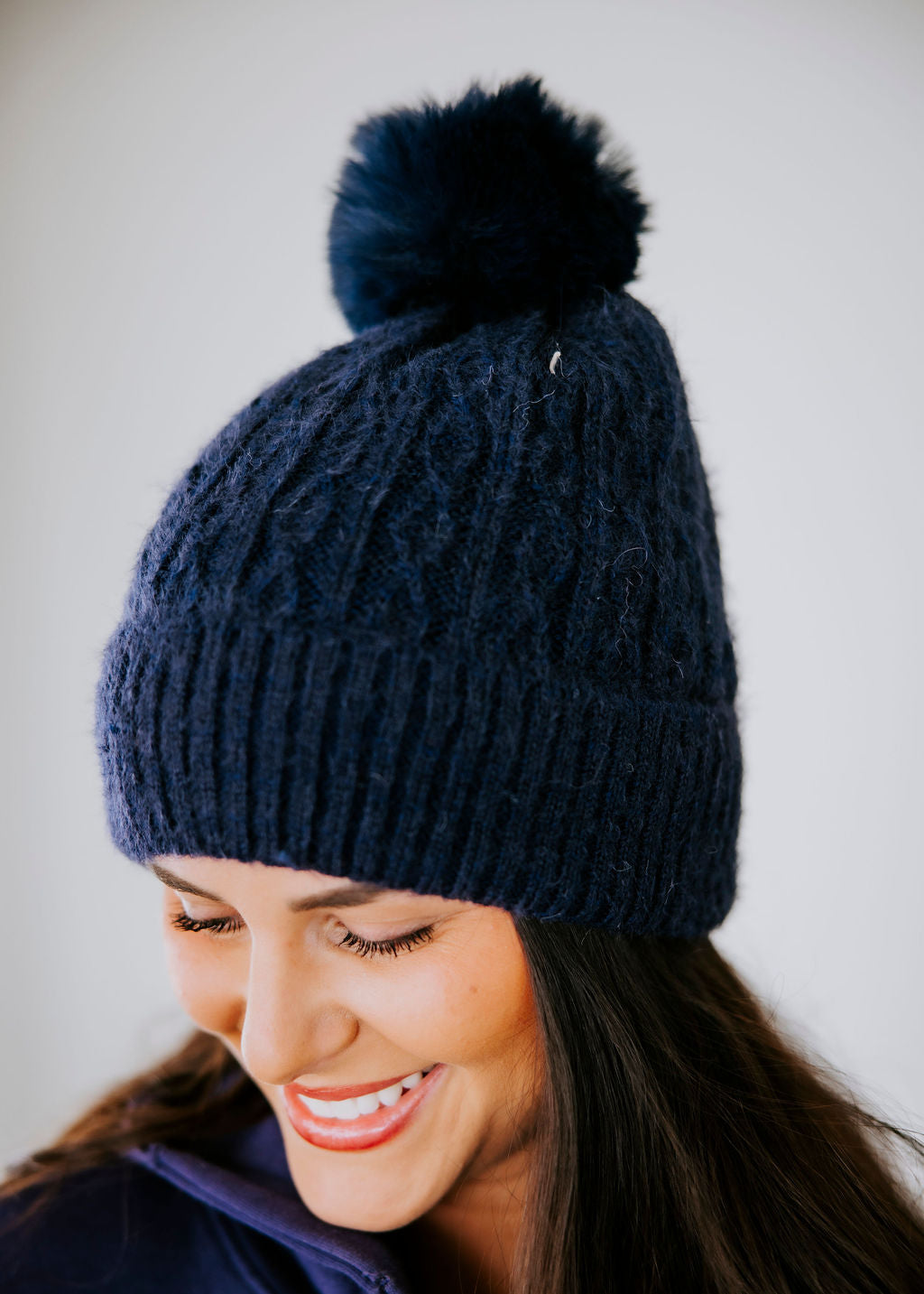 image of Warm Fuzzies Pom Beanie