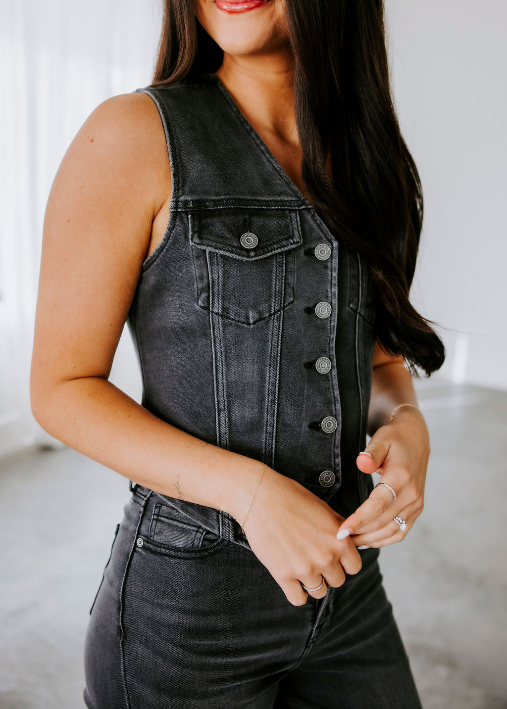 Felicity Denim Vest
