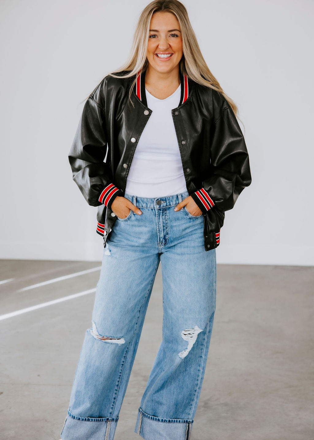 Karey Varsity Bomber Jacket