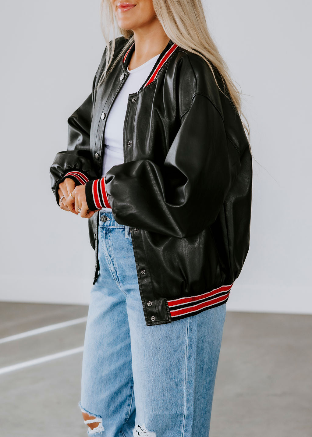 Karey Varsity Bomber Jacket