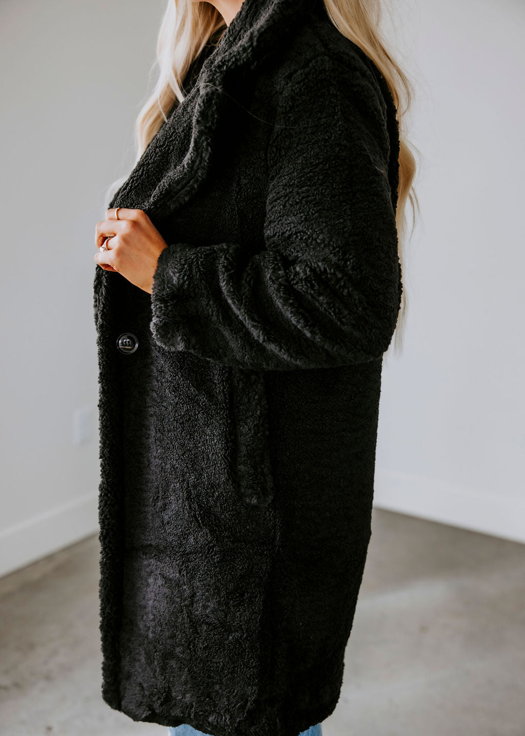 Fozzie Pocketed Teddy Coat