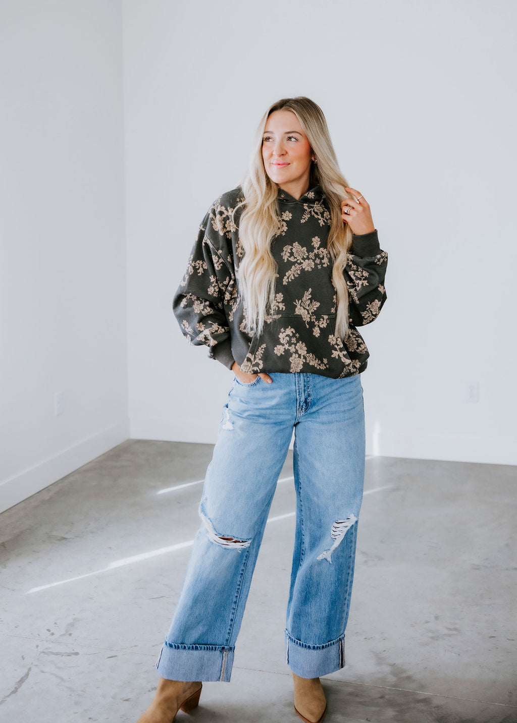 Lexe Floral Hoodie