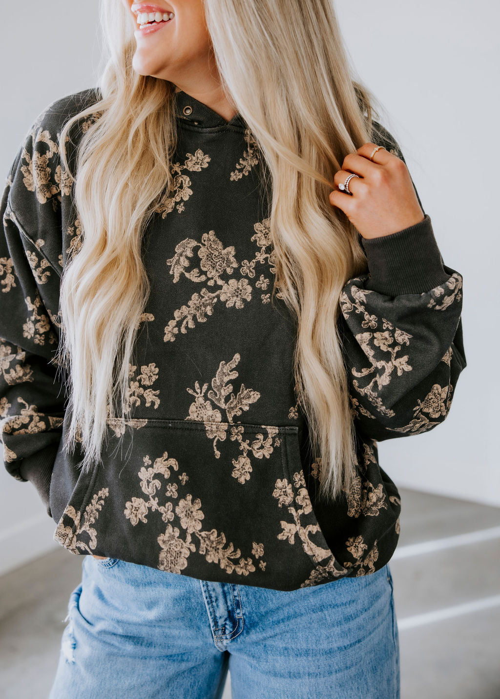 Lexe Floral Hoodie