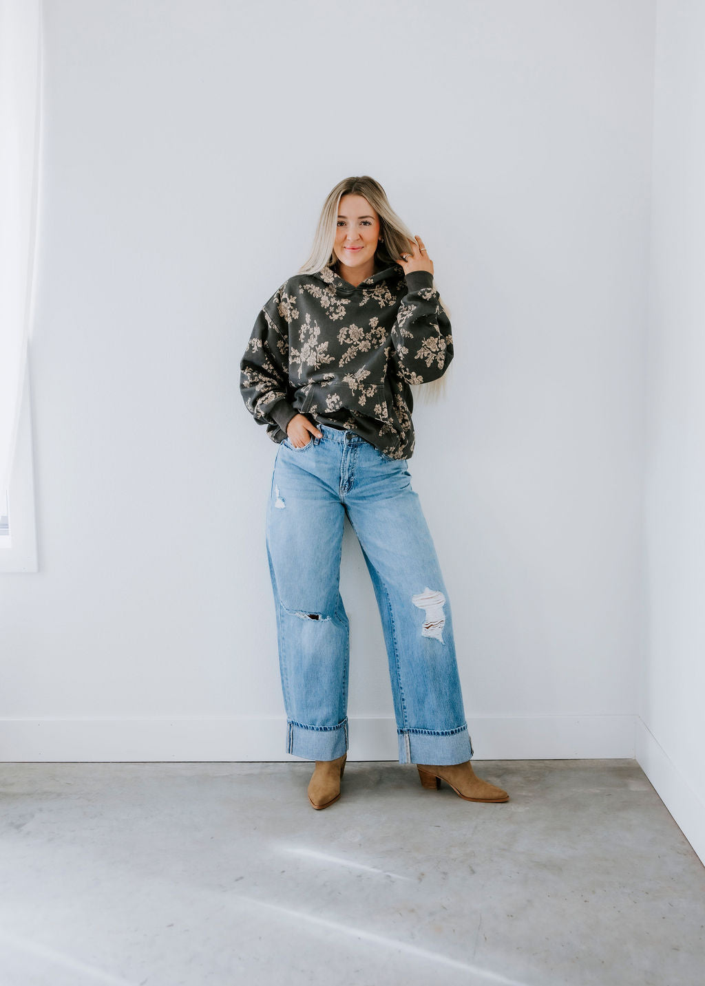 Lexe Floral Hoodie