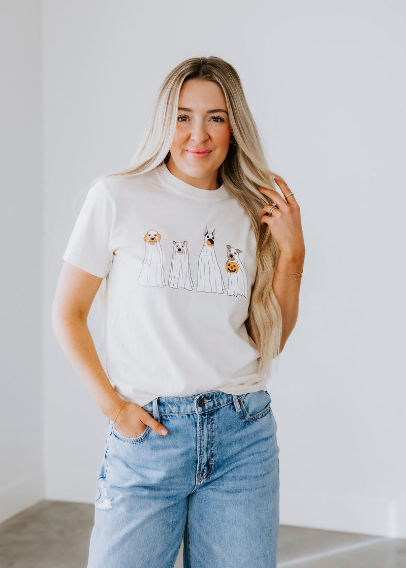 Trick or Treat Dog Graphic Tee