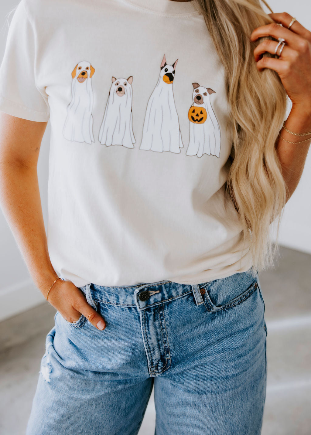 Trick or Treat Dog Graphic Tee