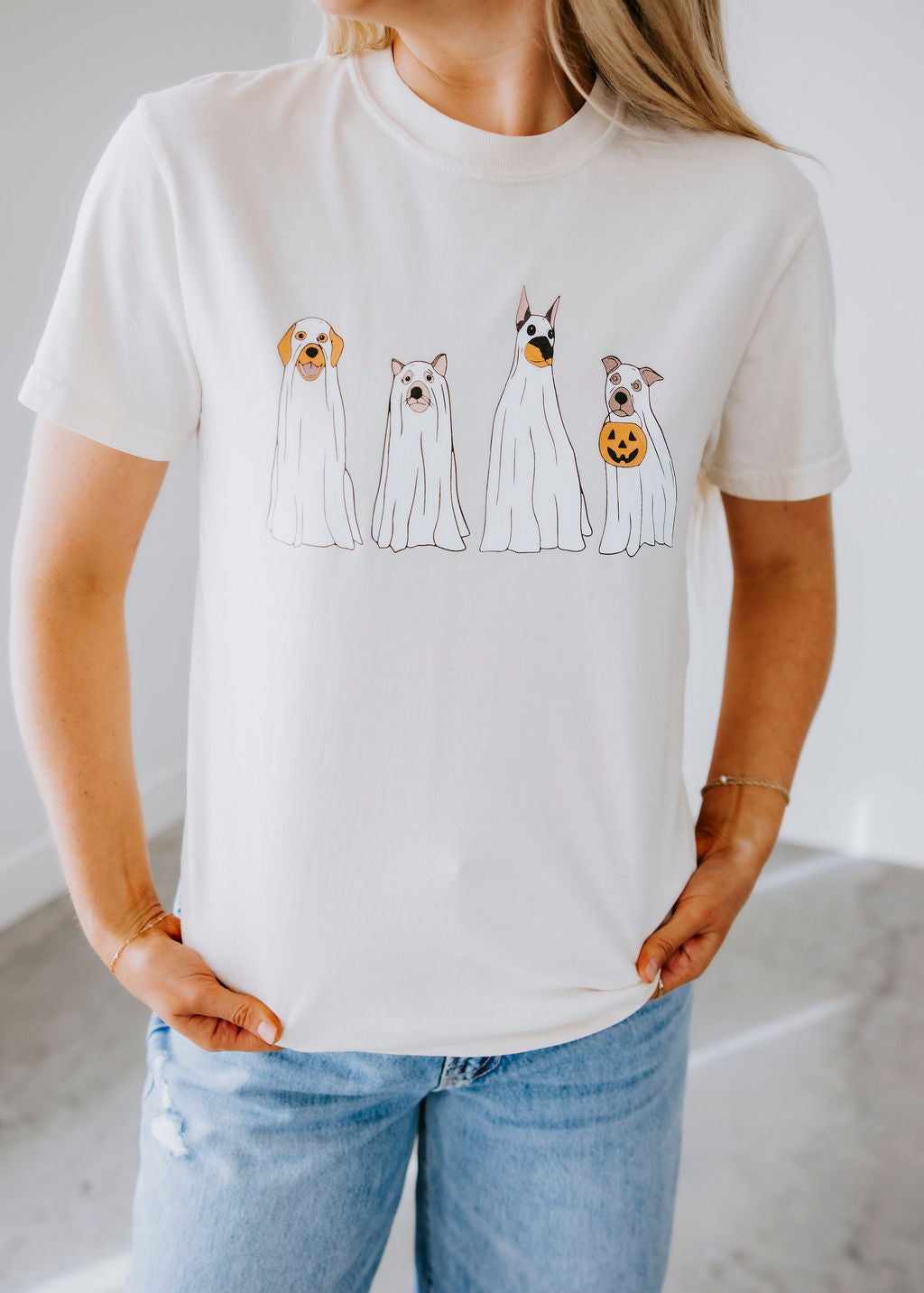 Trick or Treat Dog Graphic Tee