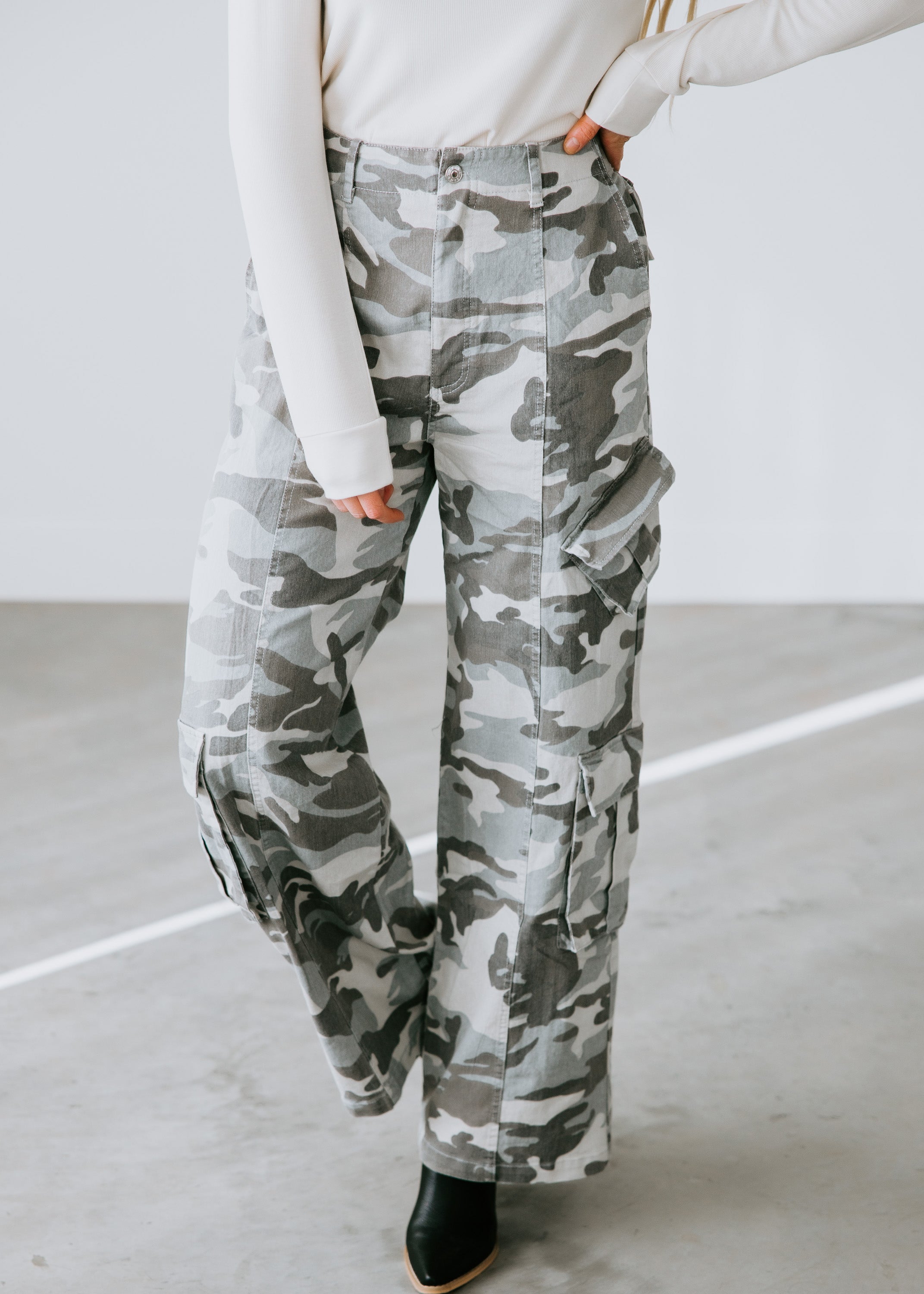 image of Kelsea Camo Cargo Pants