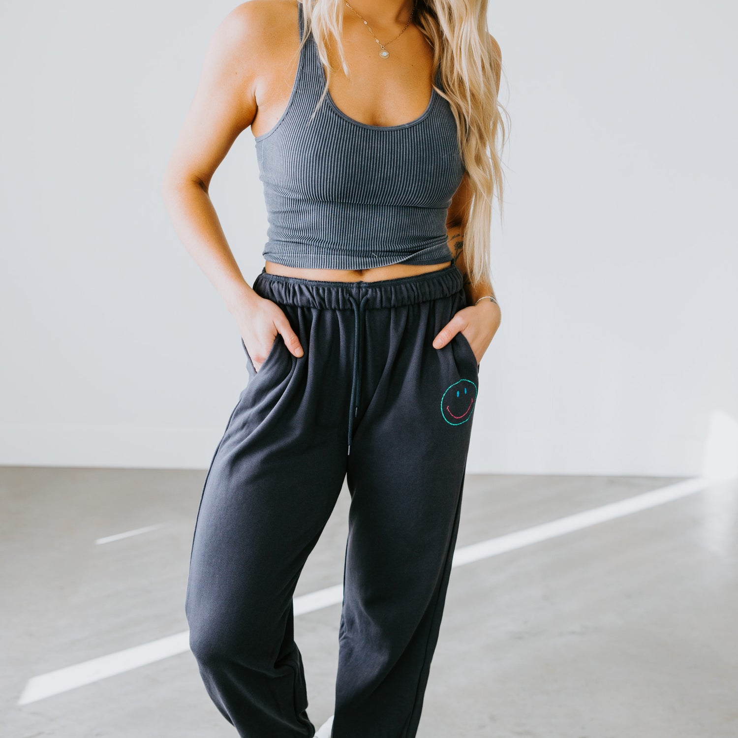 Cheer Up Graphic Joggers