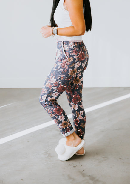 Chrissy Floral Jogger Pants