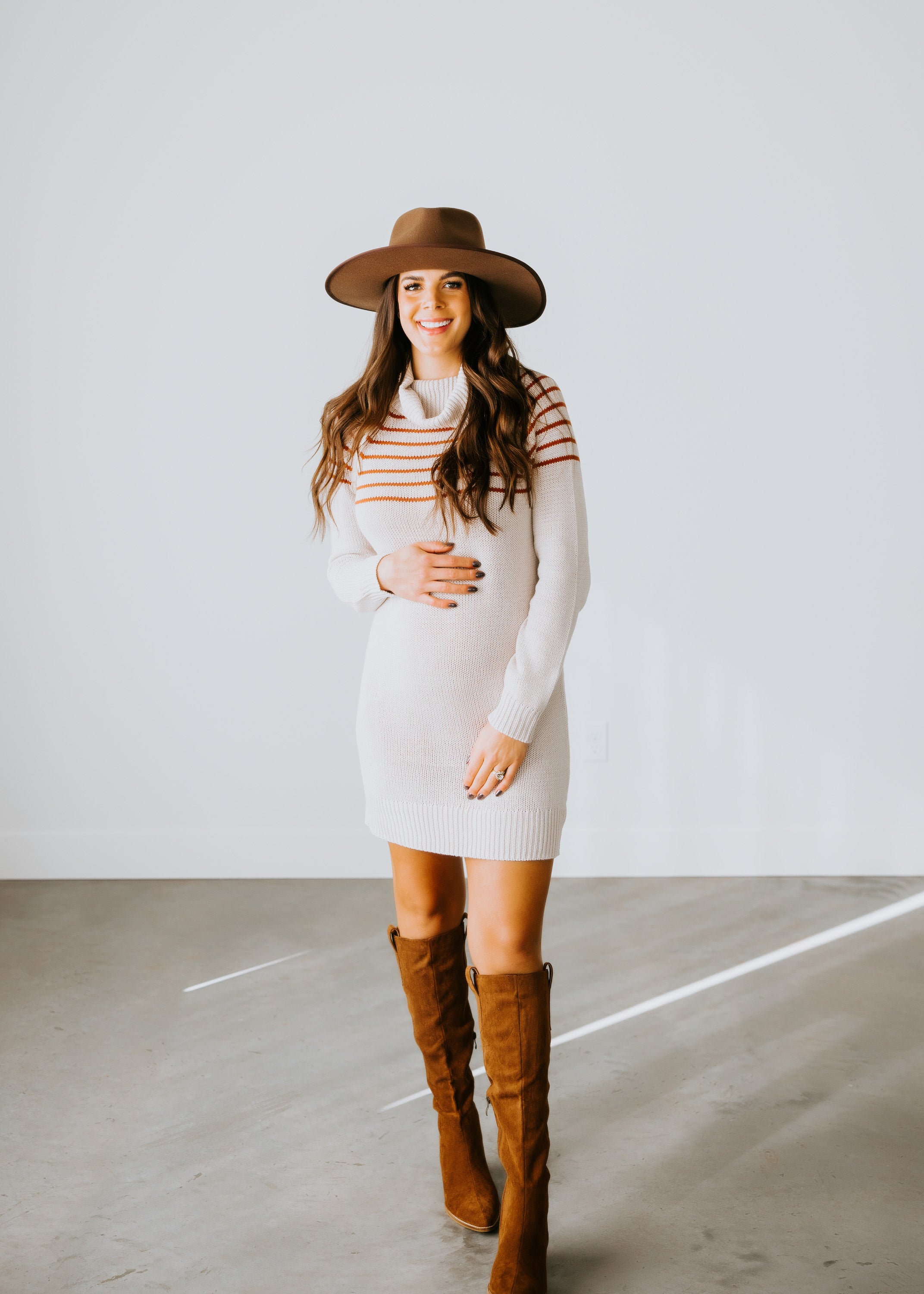 image of Desi Turtleneck Sweater Dress