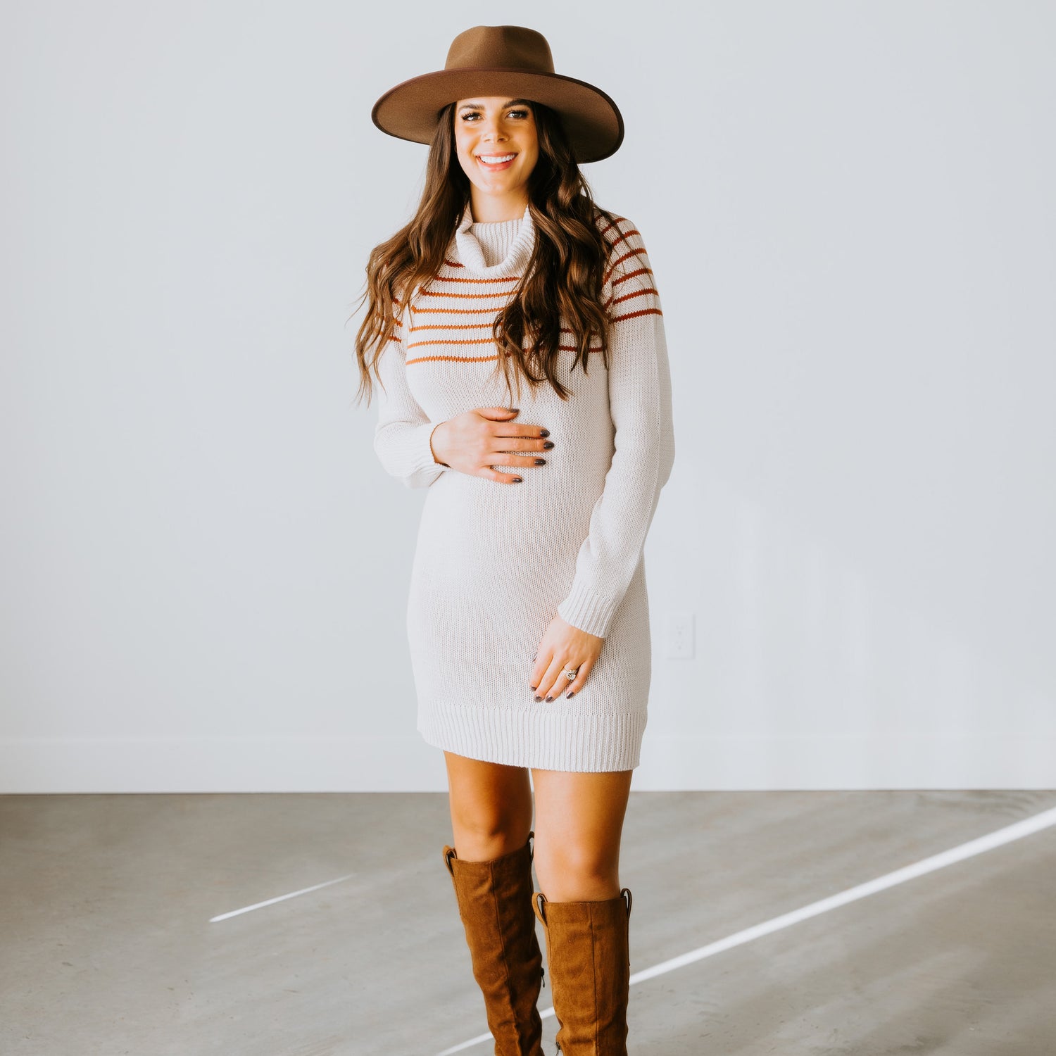 Desi Turtleneck Sweater Dress