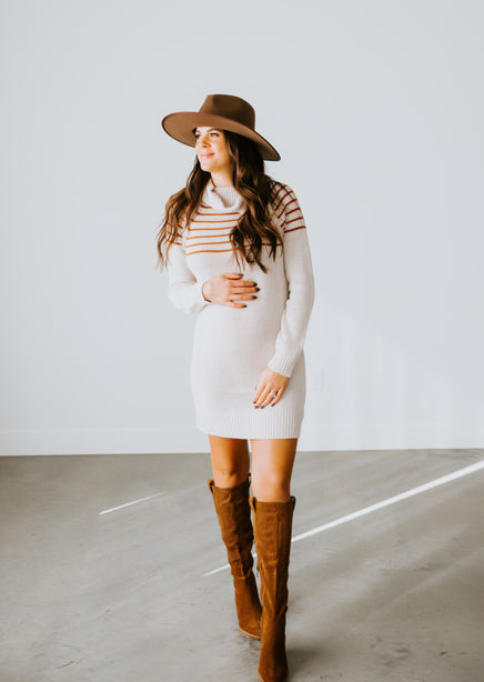 Desi Turtleneck Sweater Dress