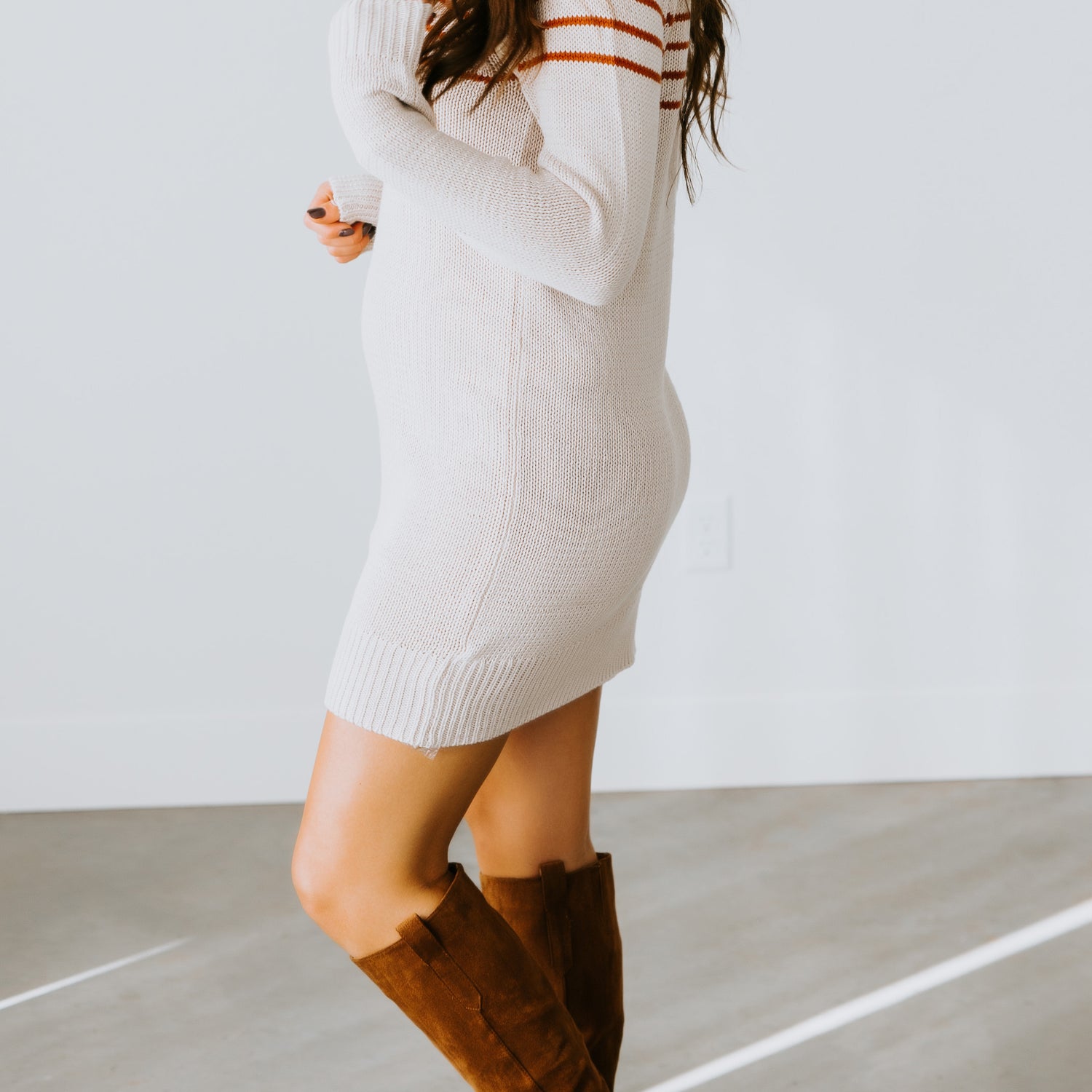 Desi Turtleneck Sweater Dress