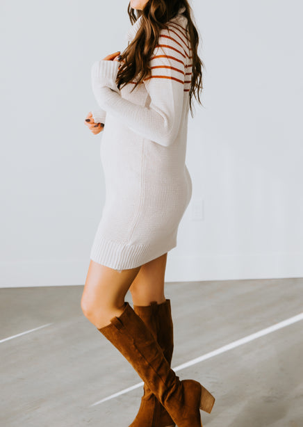 Desi Turtleneck Sweater Dress