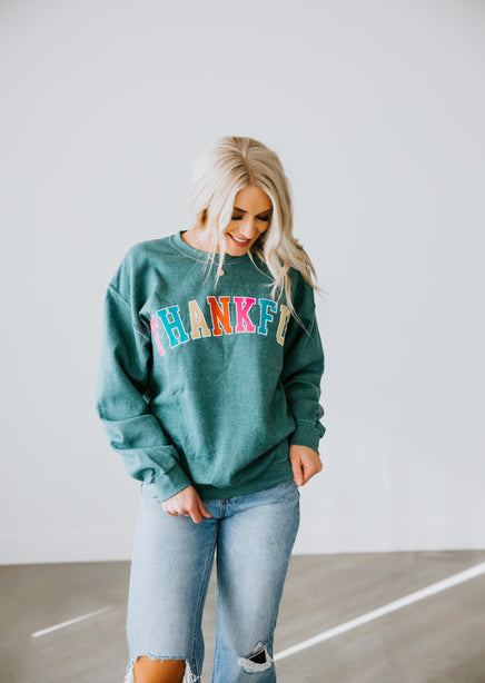 Thankful Graphic Sweatshirt