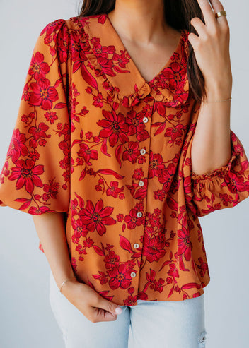 Tangie Floral Blouse