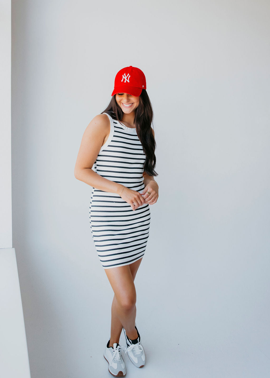 Drue Striped Mini Dress