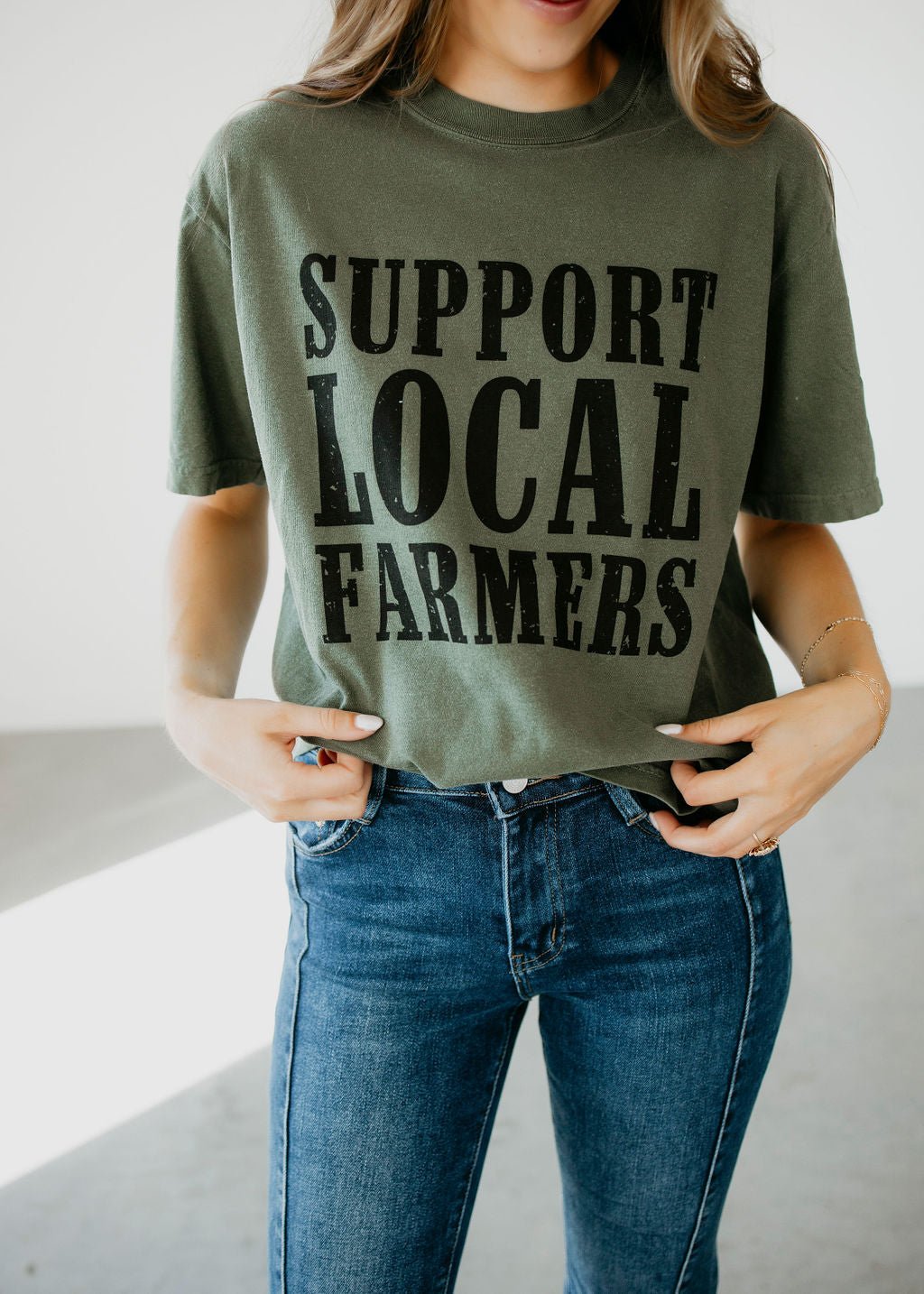 Support Local Farmers Graphic Tee