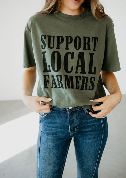 Support Local Farmers Graphic Tee