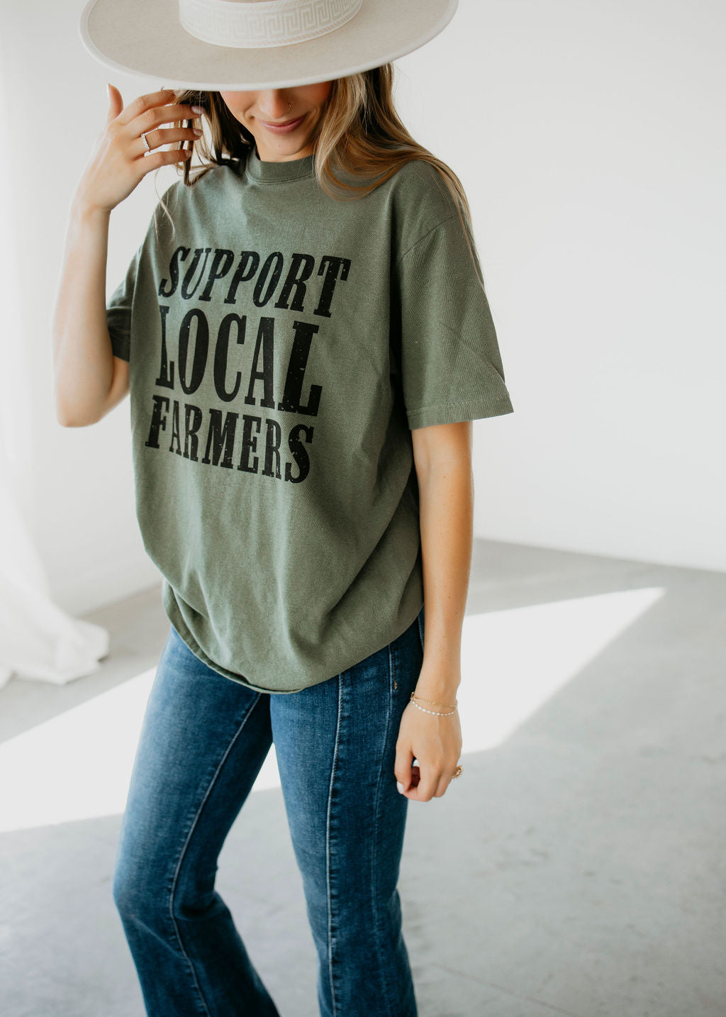 Support Local Farmers Graphic Tee