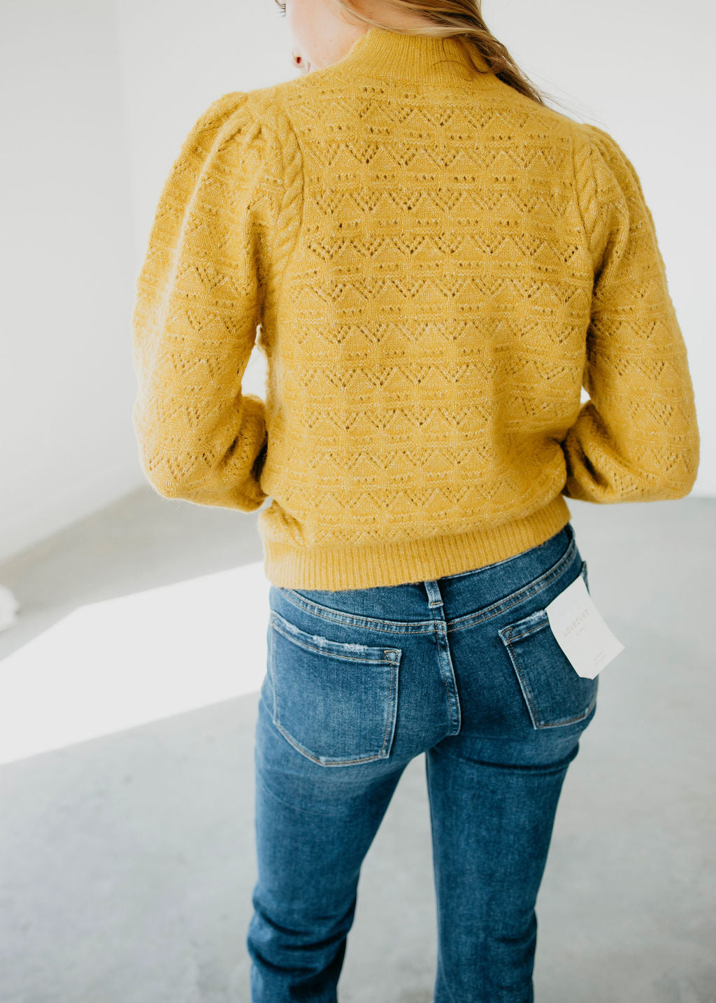 Circe Pointelle Knit Sweater