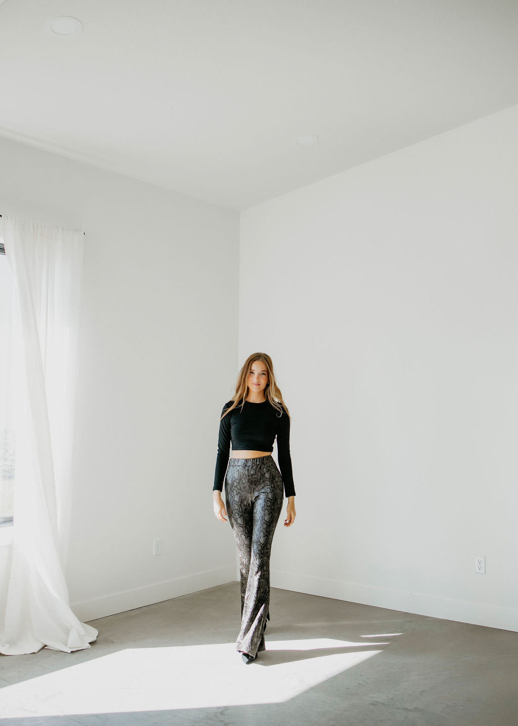 Python Bell Bottom Pants