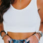 Mikee Ribbed Crop Tank