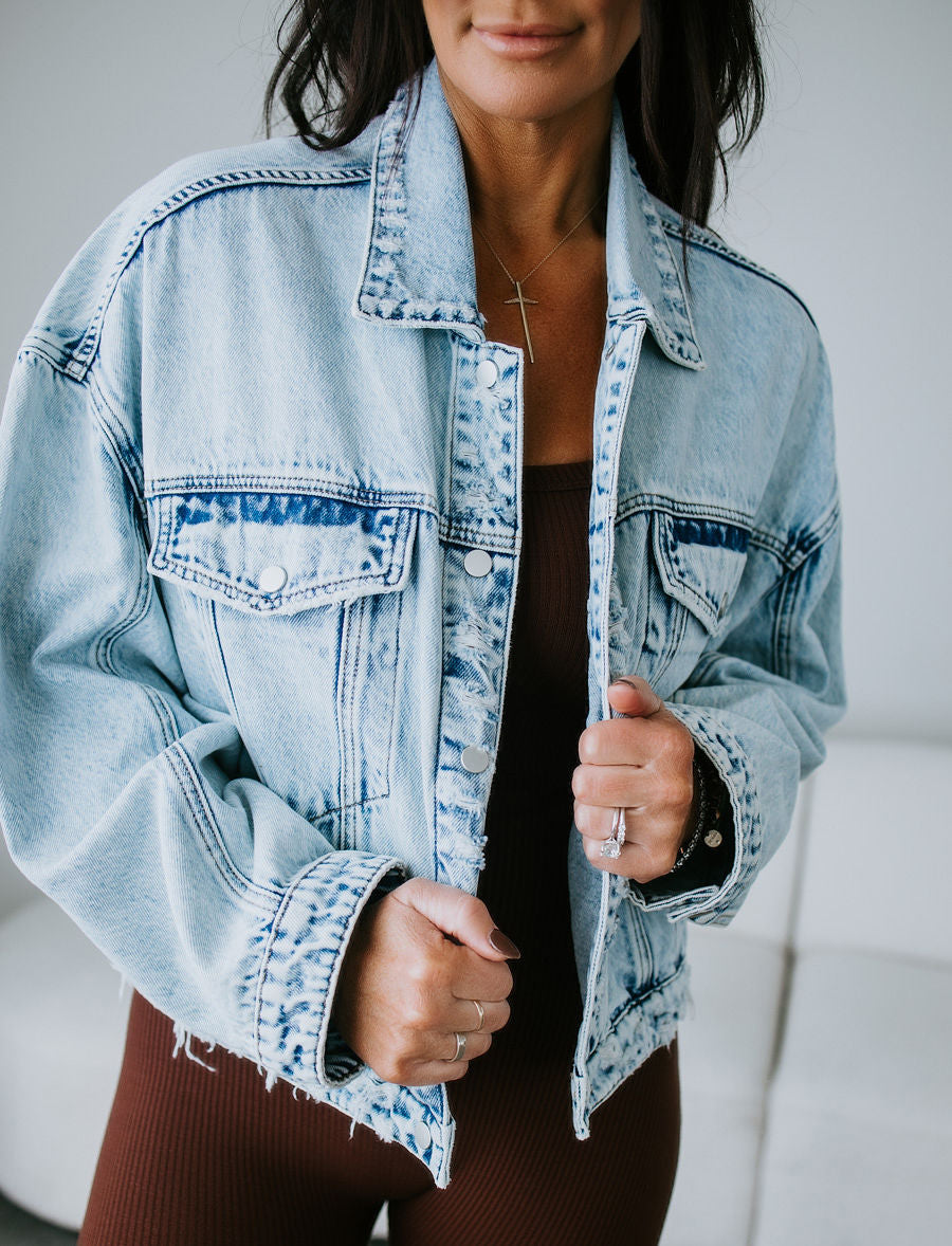 Sophia Denim Jacket by Lily & Lottie