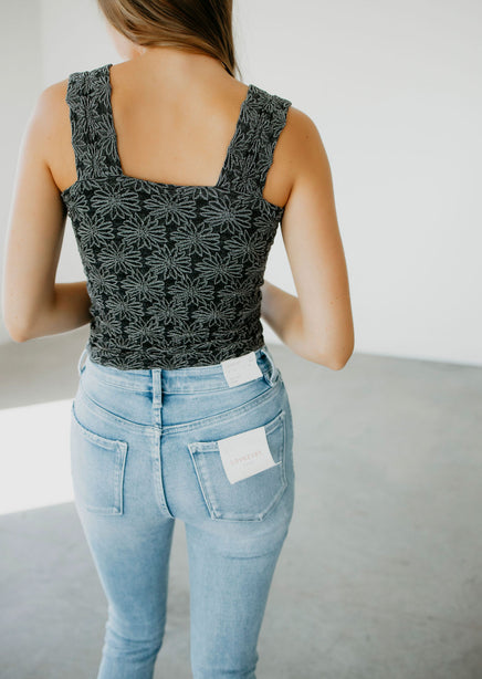 Zinnia Floral Tank