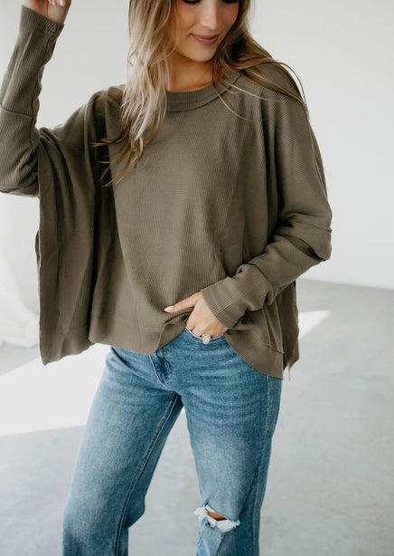 Cydney Oversized Crewneck Top