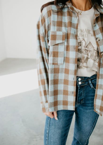 Ollie Mixed Plaid Top