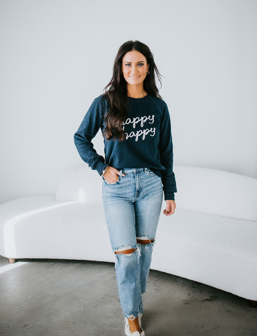 Happy Lettering Sweatshirt