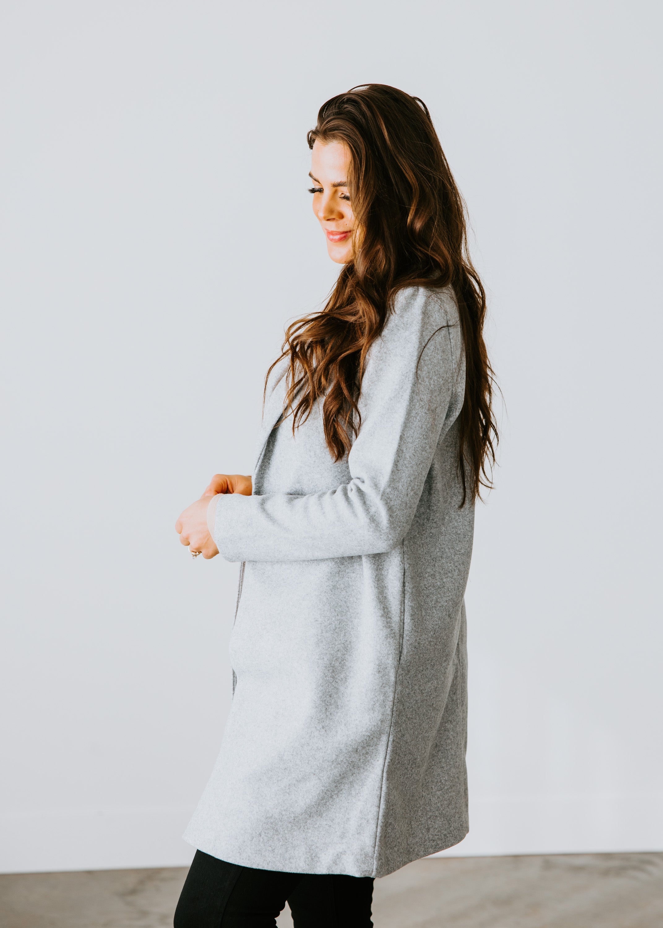 image of Casey Fleece Longline Coat