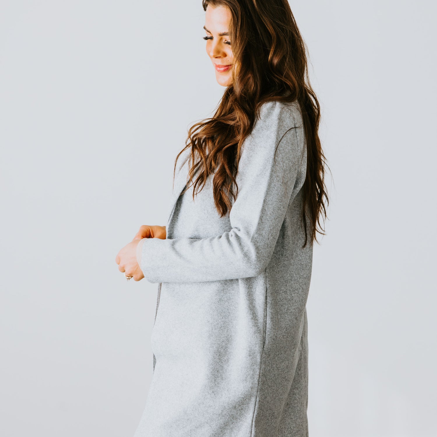 Casey Fleece Longline Coat