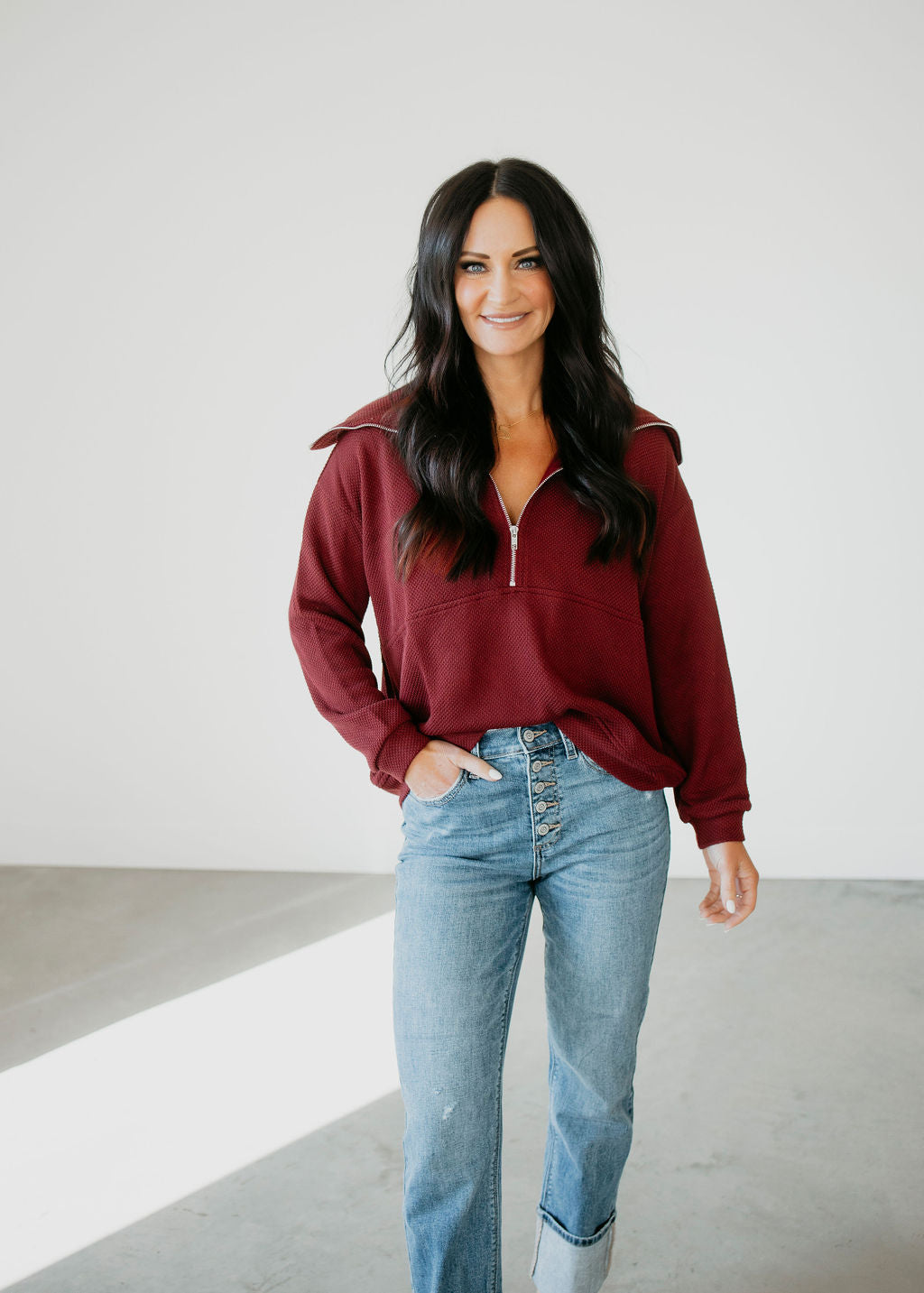 Eliana Quarter Zip Pullover