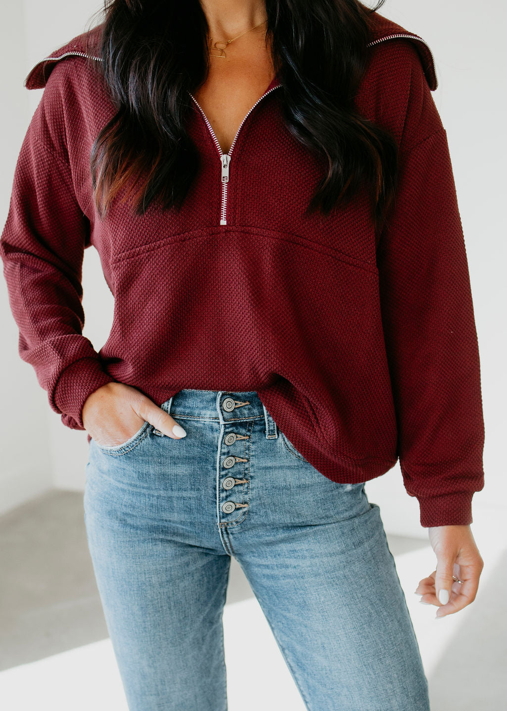 Eliana Quarter Zip Pullover