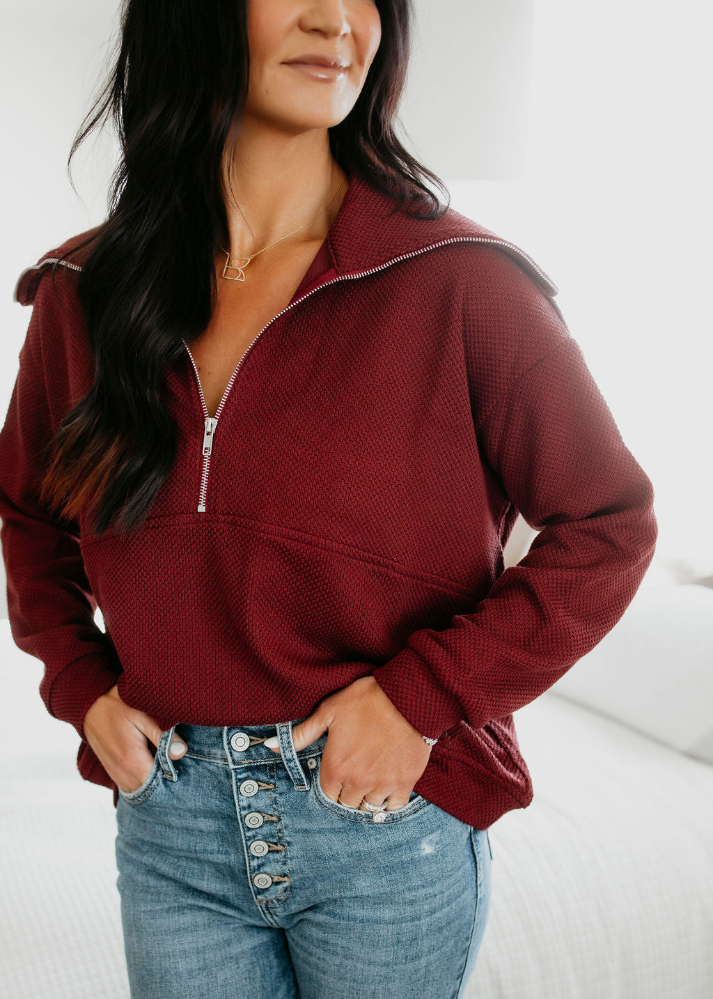 Eliana Quarter Zip Pullover