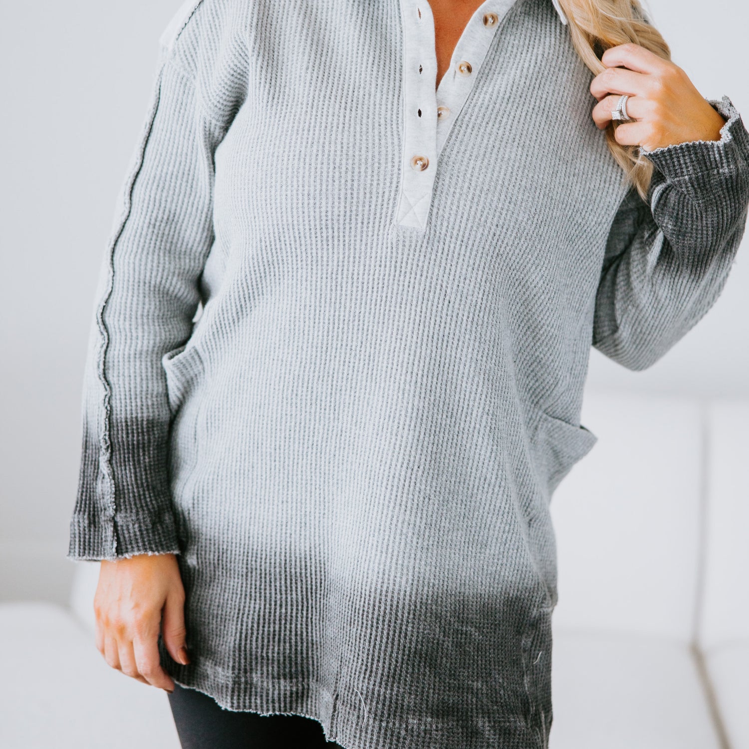 Cadence Waffle Knit Top