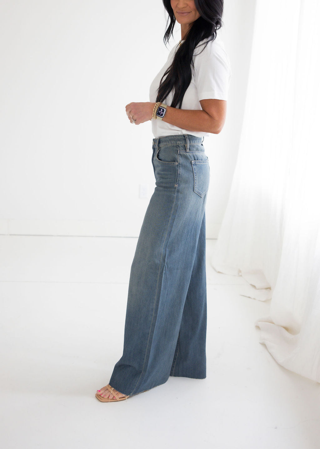 Venita Hidden Wide Leg Jeans