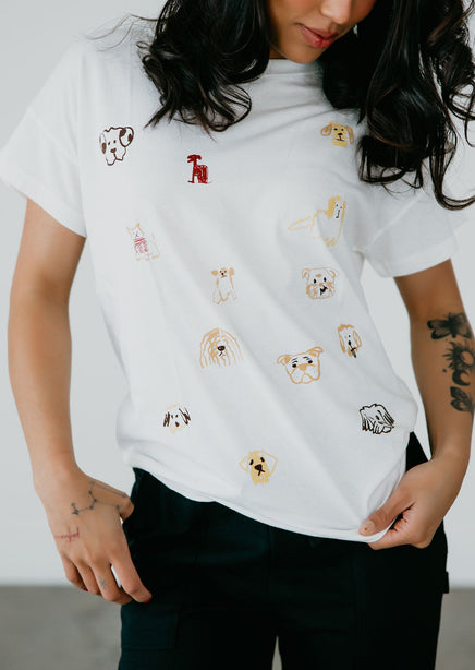 Dogs Doodle Graphic Tee